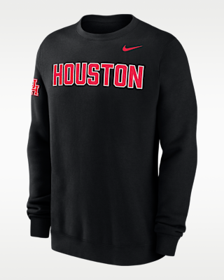 Houston Club Fleece Men's Nike College Crew-Neck Sweatshirt. Nike.com